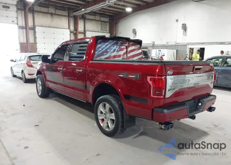 2017 Ford F-150 Platinum z USA, uszkodzony, nr VIN 1FTEW1EG0HFC84805